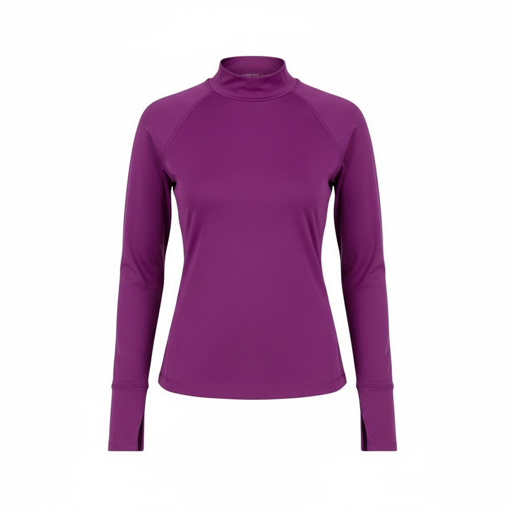 Nike Women's Vibrant Purple Long Sleeve Tee